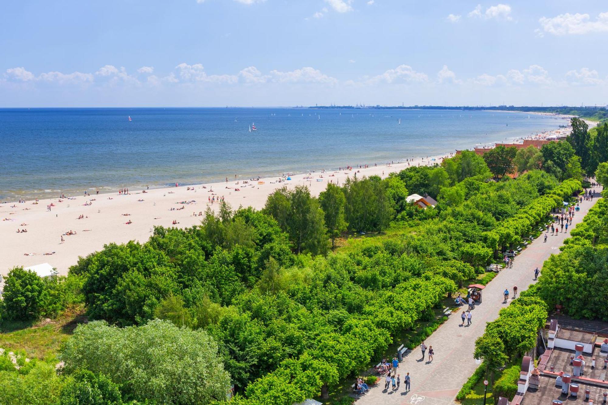 Beach Point Apartment - Neptun Park กดัญสก์ ภายนอก รูปภาพ